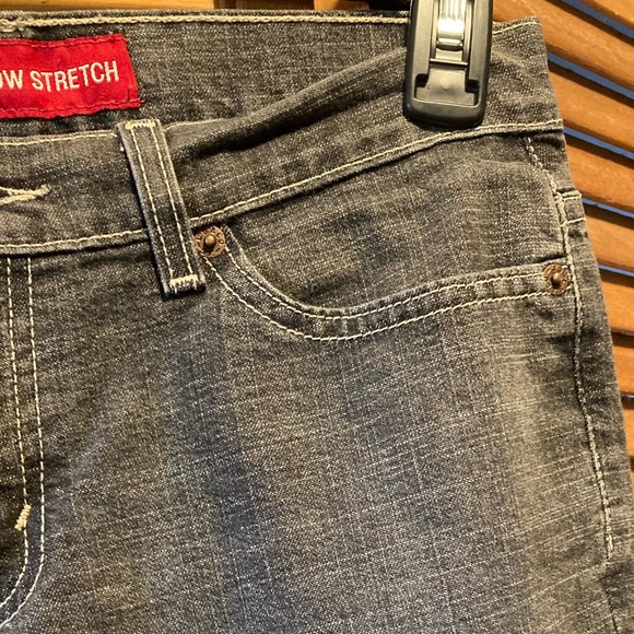 Levi's 518 Grey Superlow Stretch Boot Cut Jeans - Picture 6 of 16